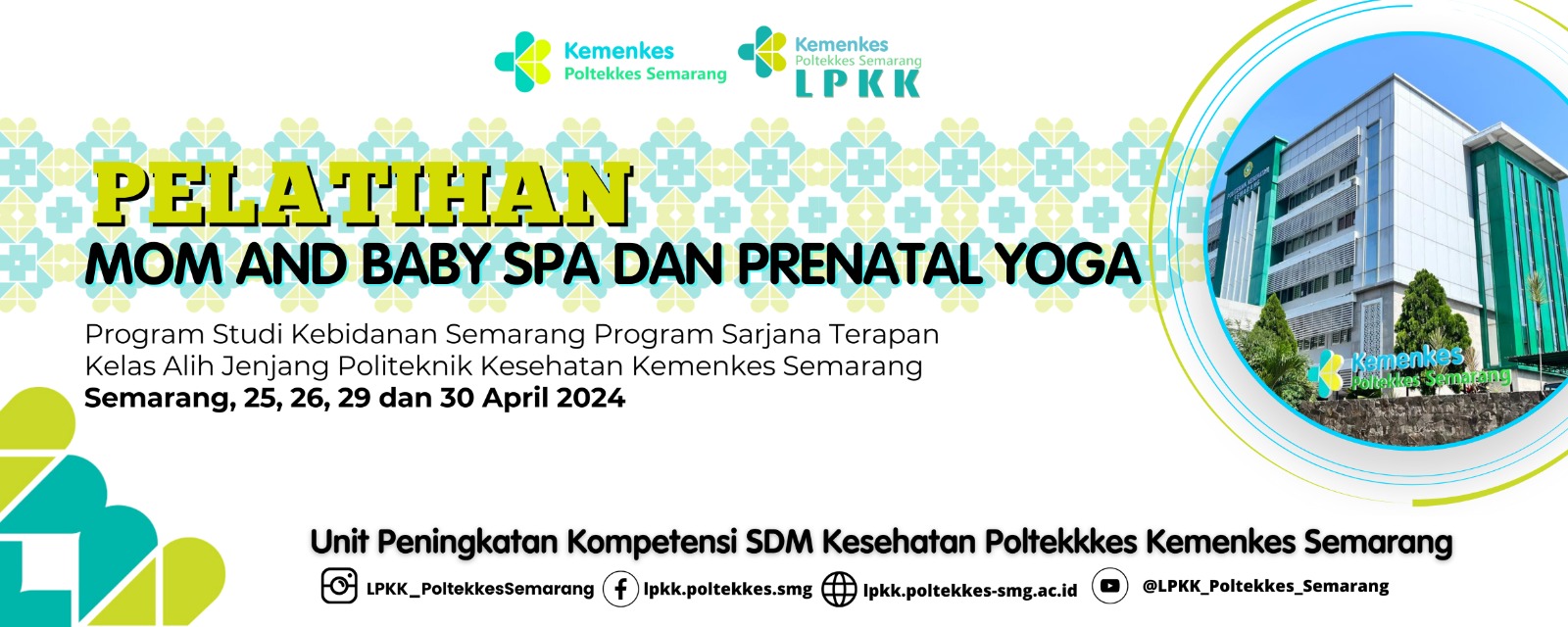 PELATIHAN MOM AND BABY SPA DAN PRENATAL YOGA